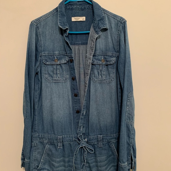 A&F Denim Romper - Picture 1 of 3